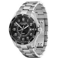 Analogue Watch - Victorinox FieldForce GMT Men;s Silver Watch 241930