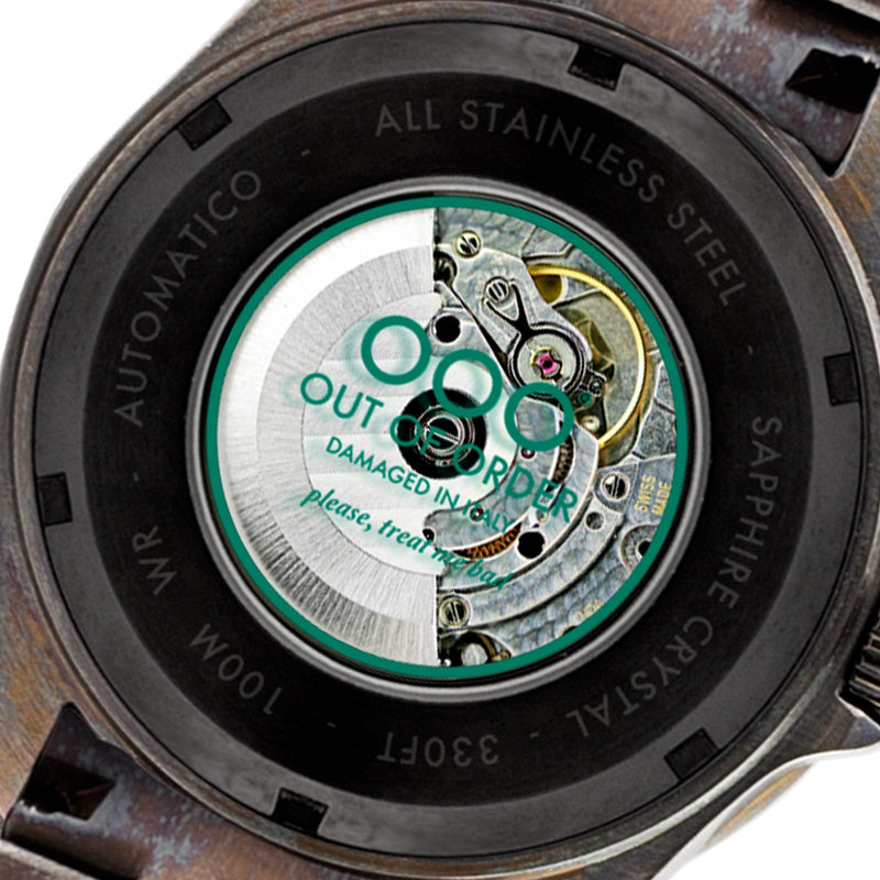 Automatic Watch - Out Of Order Men's Green Swiss Automatico Watch OOO.001-20.VE