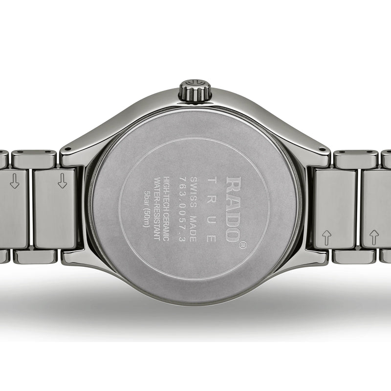 Rado water resistant hot sale stainless steel back