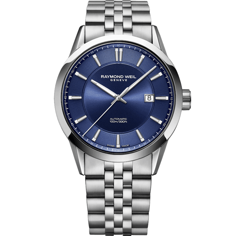 Automatic Watch - Raymond Weil Freelancer Men's Blue Watch 2731-ST-50001