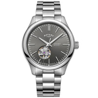 Automatic Watch - Rotary Oxford  Auto Men's Silver Watch GB05095/74