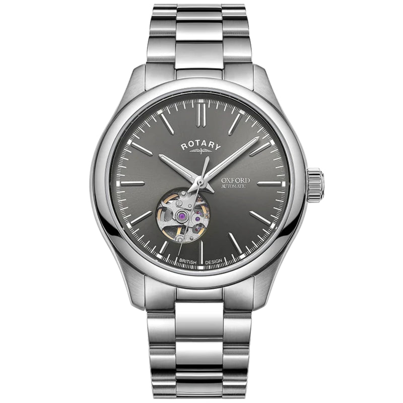 Automatic Watch - Rotary Oxford  Auto Men's Silver Watch GB05095/74