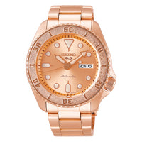 Automatic Watch - Seiko Men's Rose Gold 5 Sports Watch SRPE72K1