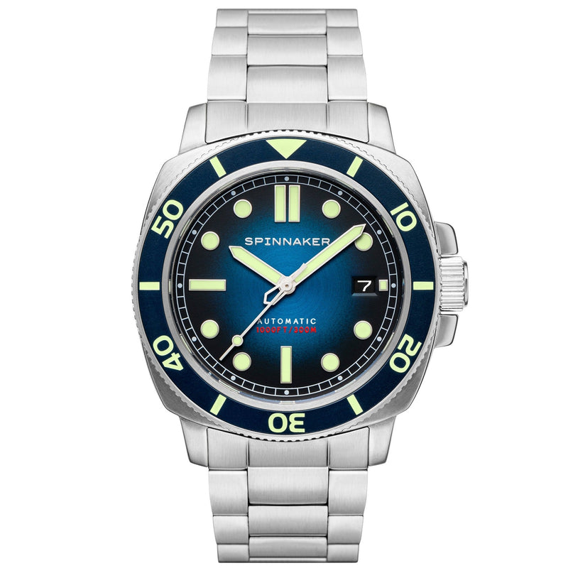 Automatic Watch - Spinnaker Liberty Blue Hull Diver Automatic Watch SP-5088-22