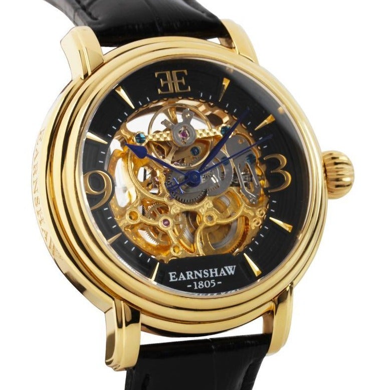 Automatic Watch - Thomas Earnshaw Men's Laurel Gold Longcase Watch ES-8011-03