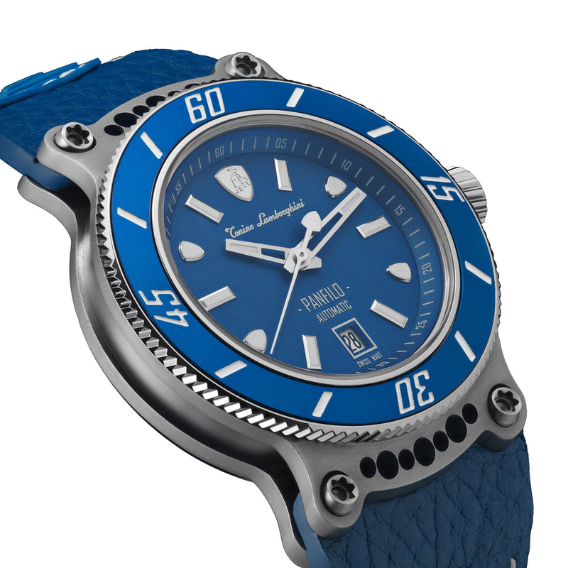 Automatic Watch - Tonino Lamborghini TLF-T03-2 Men's Blue Panfilo Watch