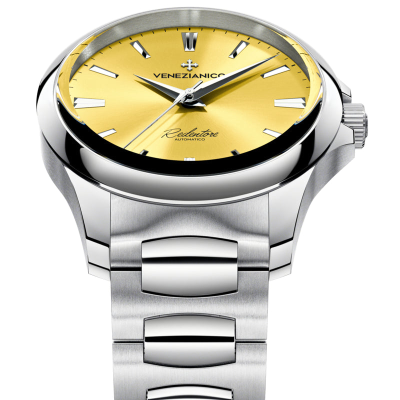 Automatic Watch - Venezianico 1121501C Redentore 36 Men's Yellow Watch