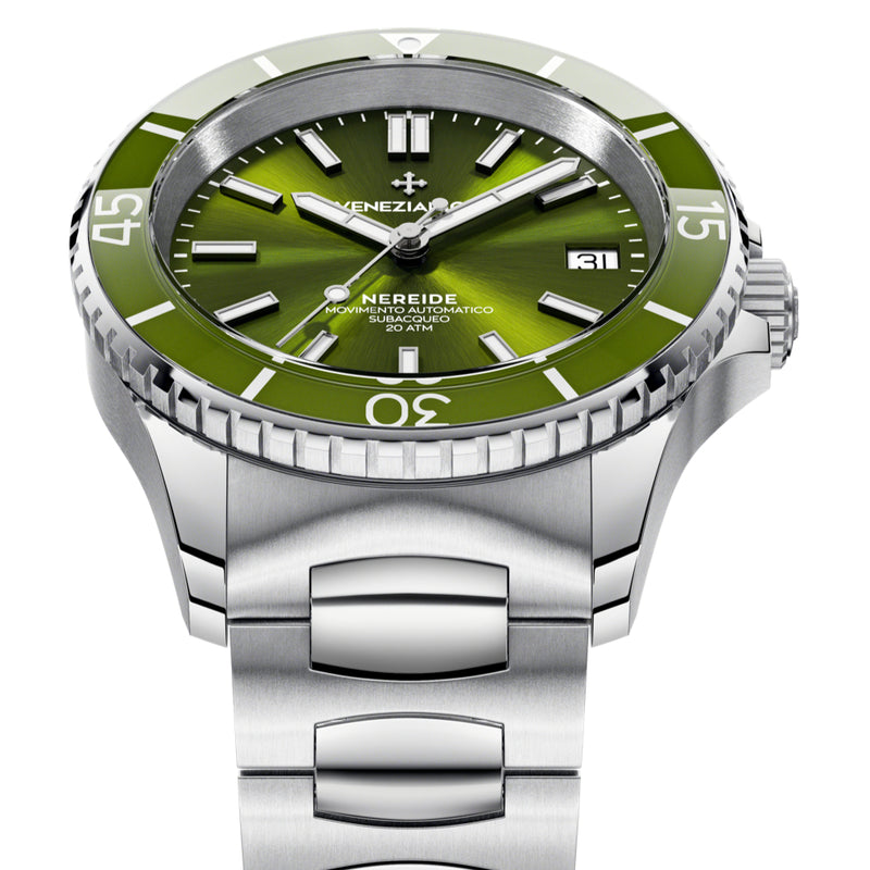 Automatic Watch - Venezianico 3121501C Nereide 39 Men's Green Watch