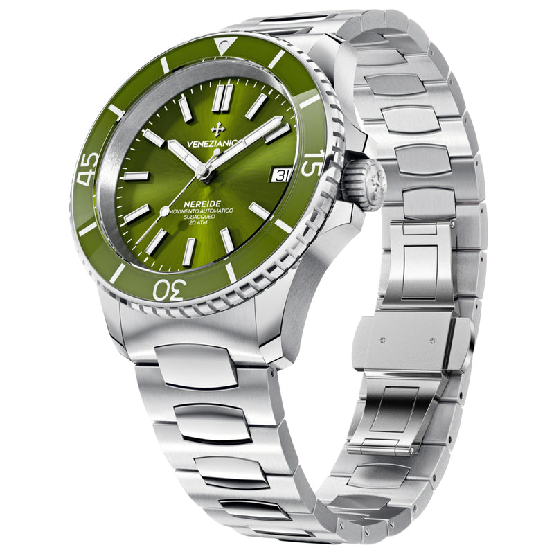 Automatic Watch - Venezianico 3121501C Nereide 39 Men's Green Watch