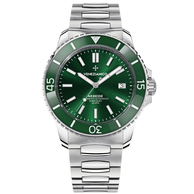 Automatic Watch - Venezianico 3321501C Nereide 42 Men's Green Watch