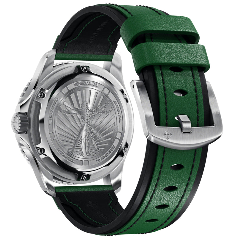 Automatic Watch - Venezianico 3921501 Nereide Ultraleggero 42 Men's Green Watch