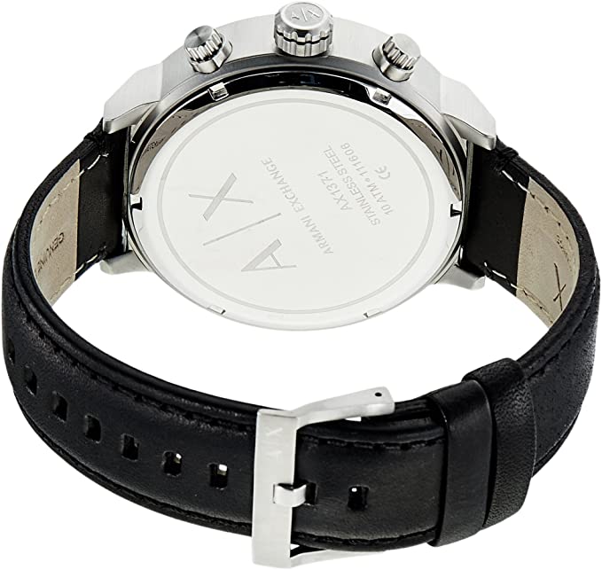 Mens black outlet armani exchange watch