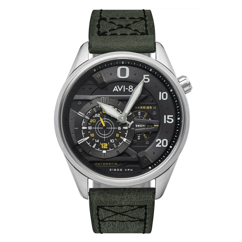 Chronograph Watch - AVI-8 Ghost Grey Hawker Harrier II Chronograph Watch AV-4070-01