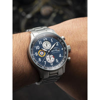 Chronograph Watch - AVI-8 Men's Black Hawker Hurricane Chronograph Watch AV-4011-33