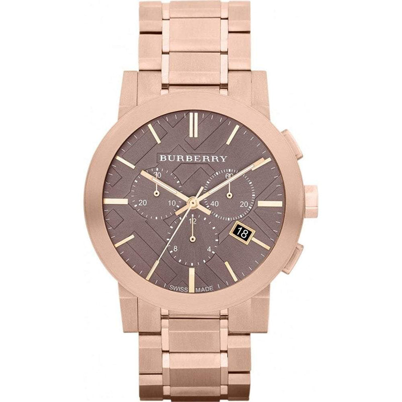 Burberry BU9353 Men s Chronograph The City Rose Gold Watch from WatchPilot