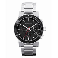 Chronograph Watch - Burberry BU9380 Men's Silver Chronograph Watch