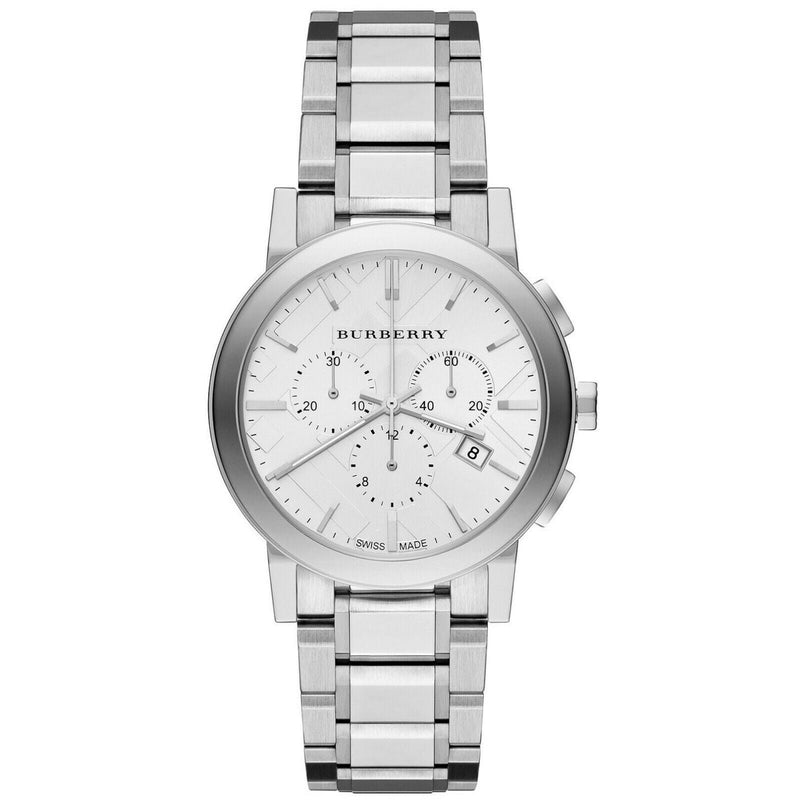 Chronograph Watch - Burberry BU9750 Men's The City Dark Grey Chronograph Watch