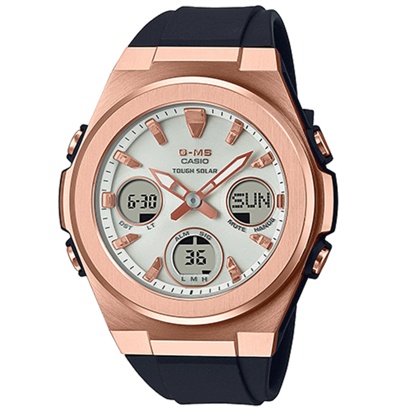 Chronograph Watch - Casio Baby-G Ladies Rose Gold Watch MSG-S600G-1AER