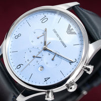 Chronograph Watch - Emporio Armani AR1889 Men's Chronograph Blue Watch