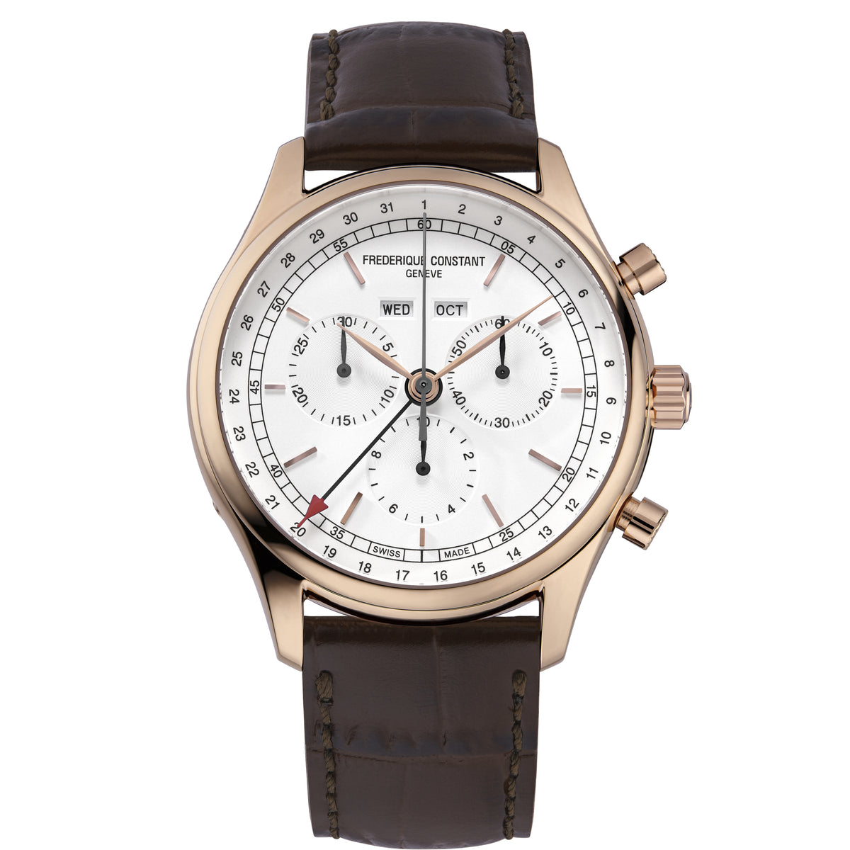 Frederique Constant Men’s Fc Classic Chronograph Brown Watch FC ...