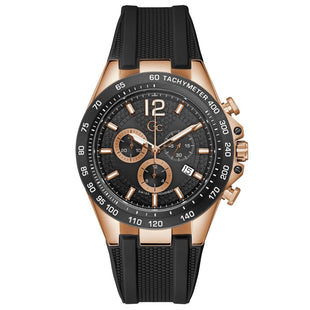 Chronograph Watch - GC Audacious Men's Black Watch Z07002G2MF