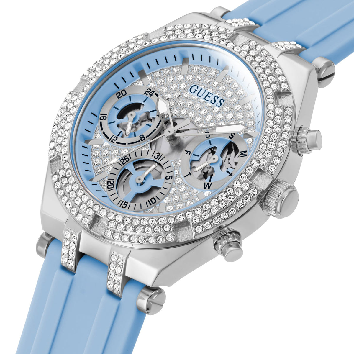 Guess GW0407L1 Ladies Heiress Blue Watch from WatchPilot™