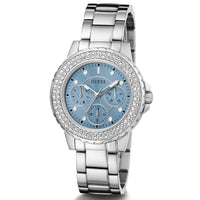 Chronograph Watch - Guess GW0410L1 Ladies Crown Jewel Blue Watch