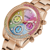 Chronograph Watch - Guess GW0483L3 Ladies Sol Rose Gold Watch