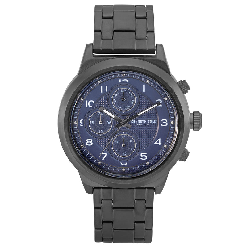 Chronograph Watch - Kenneth Cole Men's Black Watch KC50884004