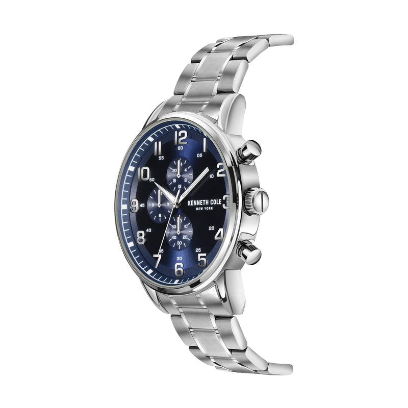 Chronograph Watch - Kenneth Cole Men's Blue Watch KC51092002