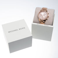 Chronograph Watch - Michael Kors MK6357 Ladies RITZ Rose Gold Watch