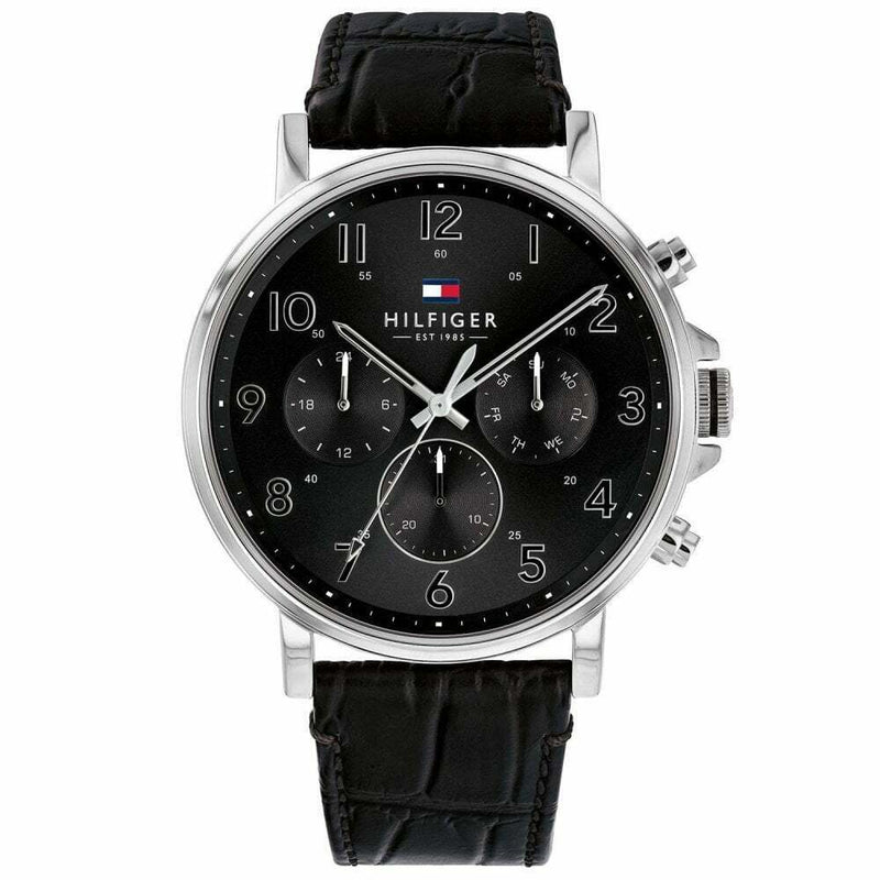 Chronograph Watch - Tommy Hilfiger 1710381 Men's Black Chronograph Watch