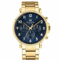 Chronograph Watch - Tommy Hilfiger 1710384 Men's Gold Chronograph Watch