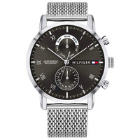 Chronograph Watch - Tommy Hilfiger 1710402 Men's Kane Silver Chronograph Watch