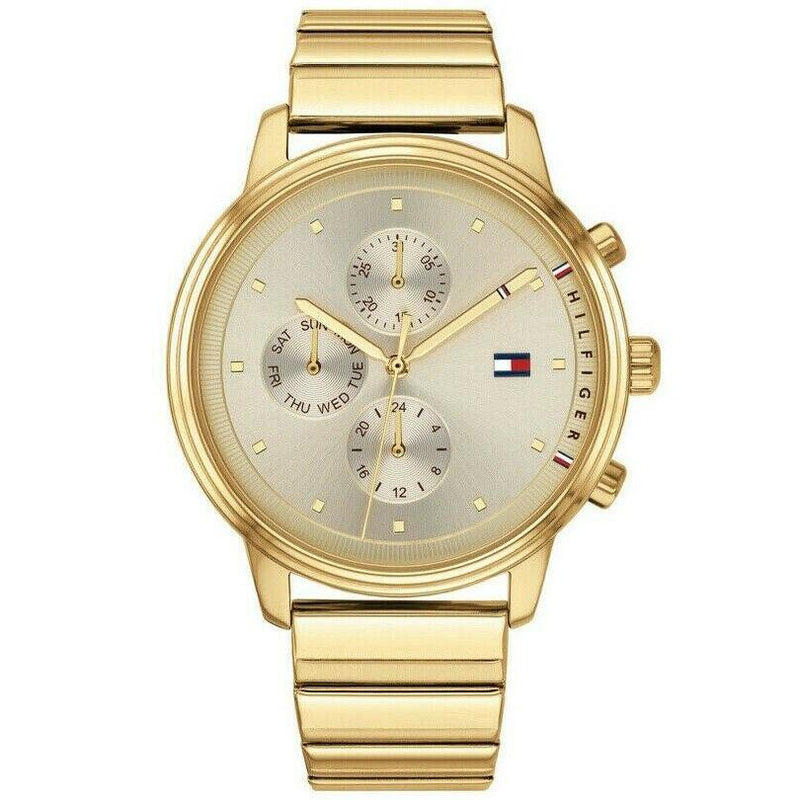 Chronograph Watch - Tommy Hilfiger 1781905 Ladies Gold Chronograph Watch