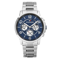 Chronograph Watch - Tommy Hilfiger 1791293 Men's Keagan Silver Watch