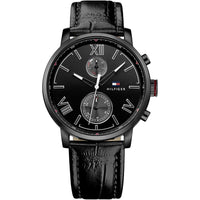 Chronograph Watch - Tommy Hilfiger 1791310 Men's Alden Black Watch