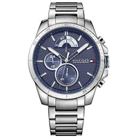 Chronograph Watch - Tommy Hilfiger 1791348 Men's Decker Blue Chronograph Watch