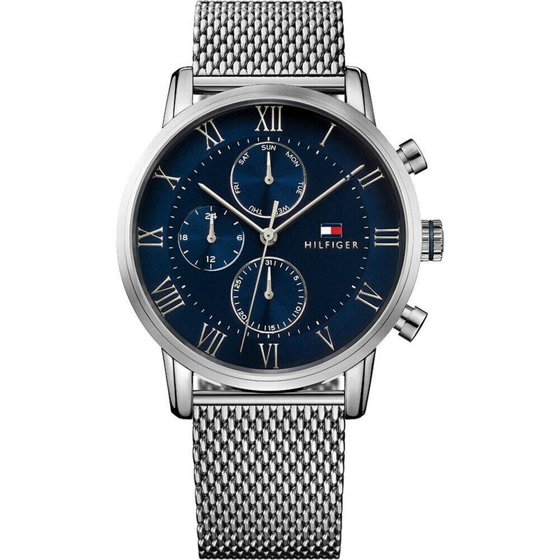 Chronograph Watch - Tommy Hilfiger 1791398 Men's Blue Chronograph Watch