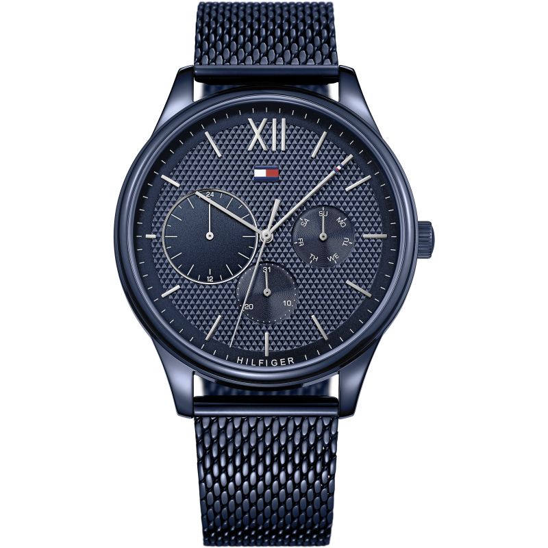 Chronograph Watch - Tommy Hilfiger 1791421 Men's Blue Chronograph Watch