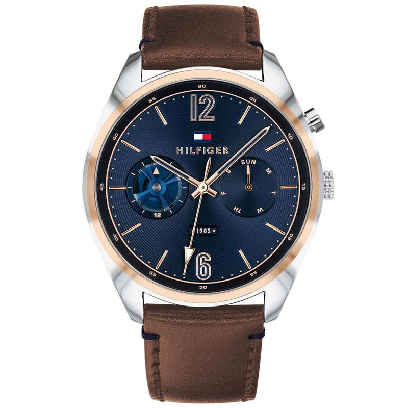 Chronograph Watch - Tommy Hilfiger 1791549 Men's Deacan Brown Watch