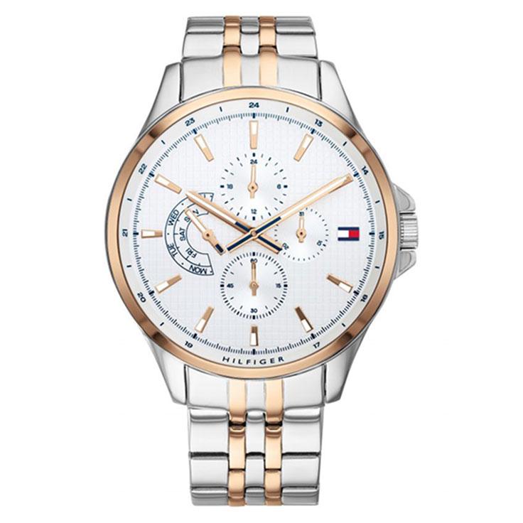 Chronograph Watch - Tommy Hilfiger 1791617 Men's Shawn Two-Tone Chronograph Watch