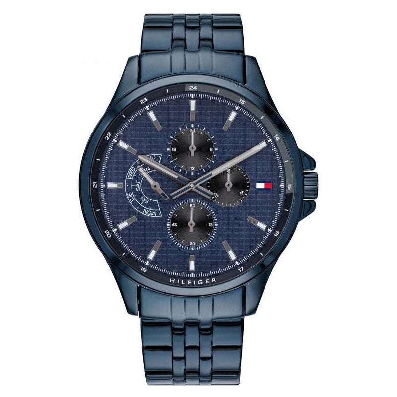 Chronograph Watch - Tommy Hilfiger 1791618 Men's Shawn Blue Chronograph Watch