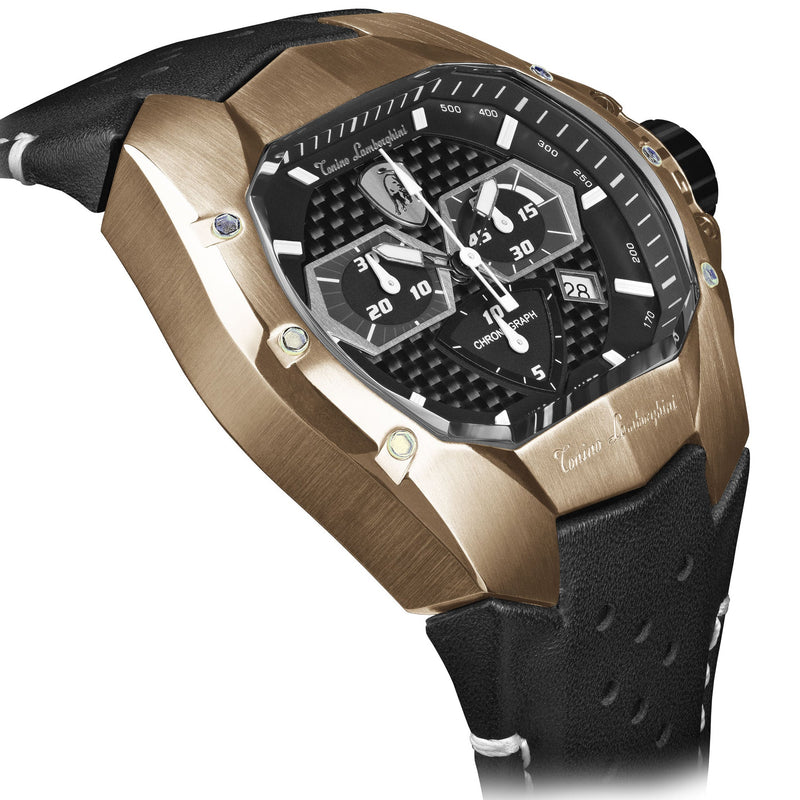 Buy Tonino Lamborghini der Black Dial Chronograph Men's Watch 3110 -  Lamborghini - Watches Online at desertcartINDIA