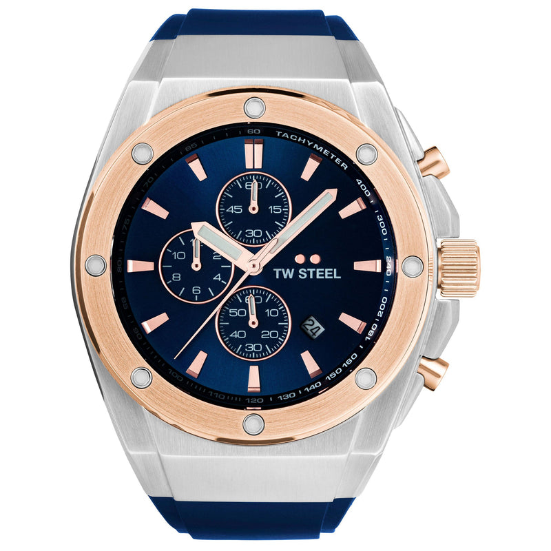 Chronograph Watch - TW Steel Men's Blue CEO Tech Watch CE4105