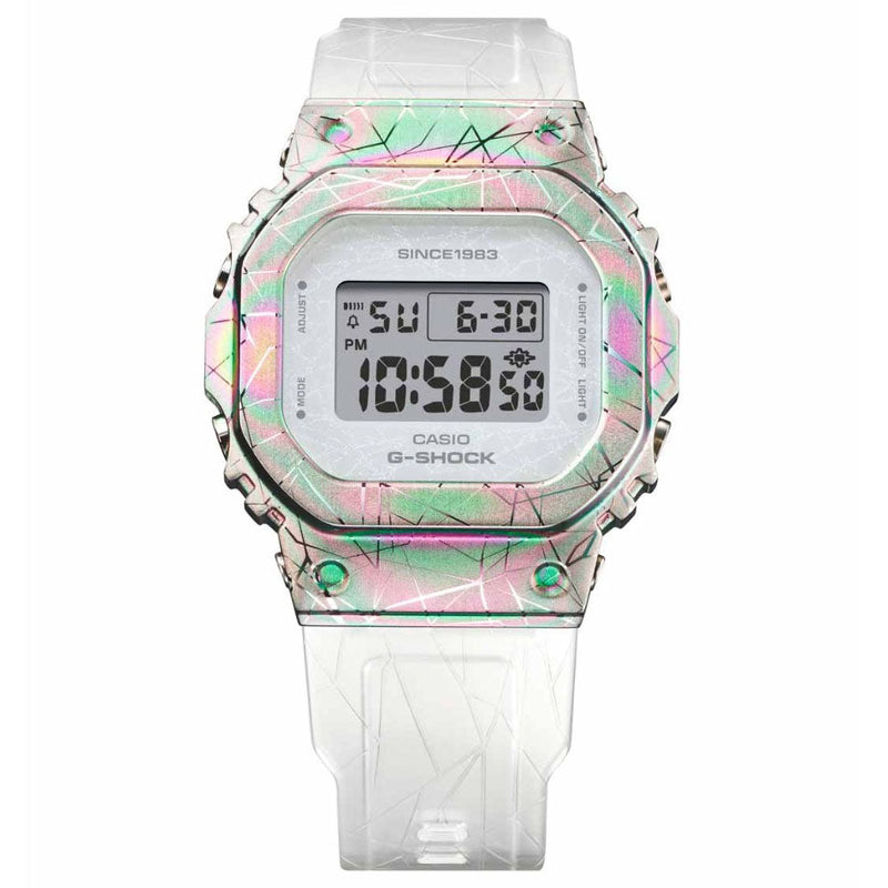 Digital Watch - Casio G-Shock 40th Anniversary Adventurer's Stone Ladies White Watch GM-S5640GEM-7ER