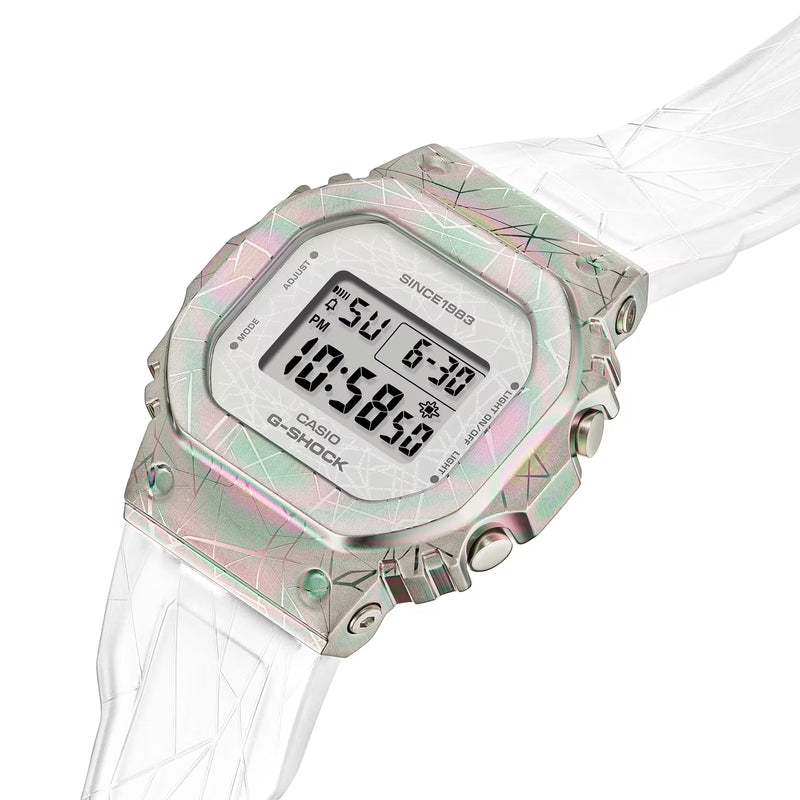 Digital Watch - Casio G-Shock 40th Anniversary Adventurer's Stone Ladies White Watch GM-S5640GEM-7ER