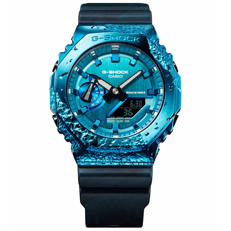 Digital Watch - Casio G-Shock 40th Anniversary Adventurer's Stone Men's Blue Watch GM-2140GEM-2AER