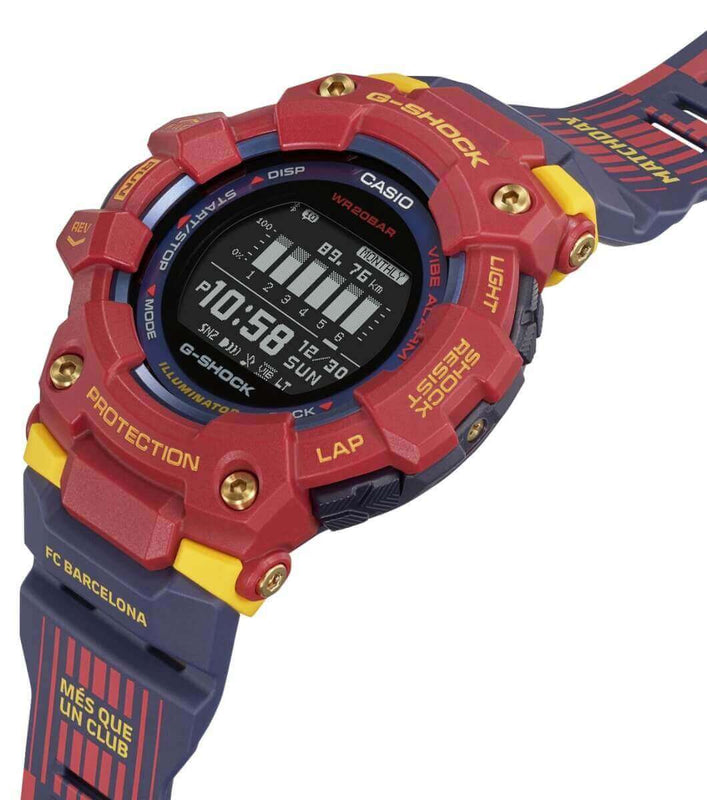 Digital Watch - Casio G-Shock Barcelona Men's Red Watch GBD-100BAR-4ER