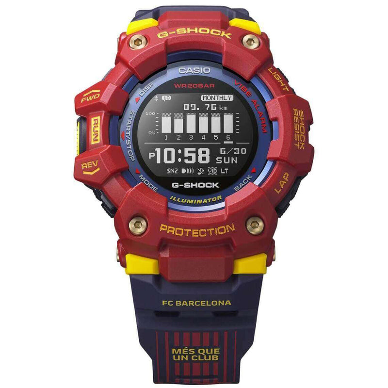 Digital Watch - Casio G-Shock Barcelona Men's Red Watch GBD-100BAR-4ER